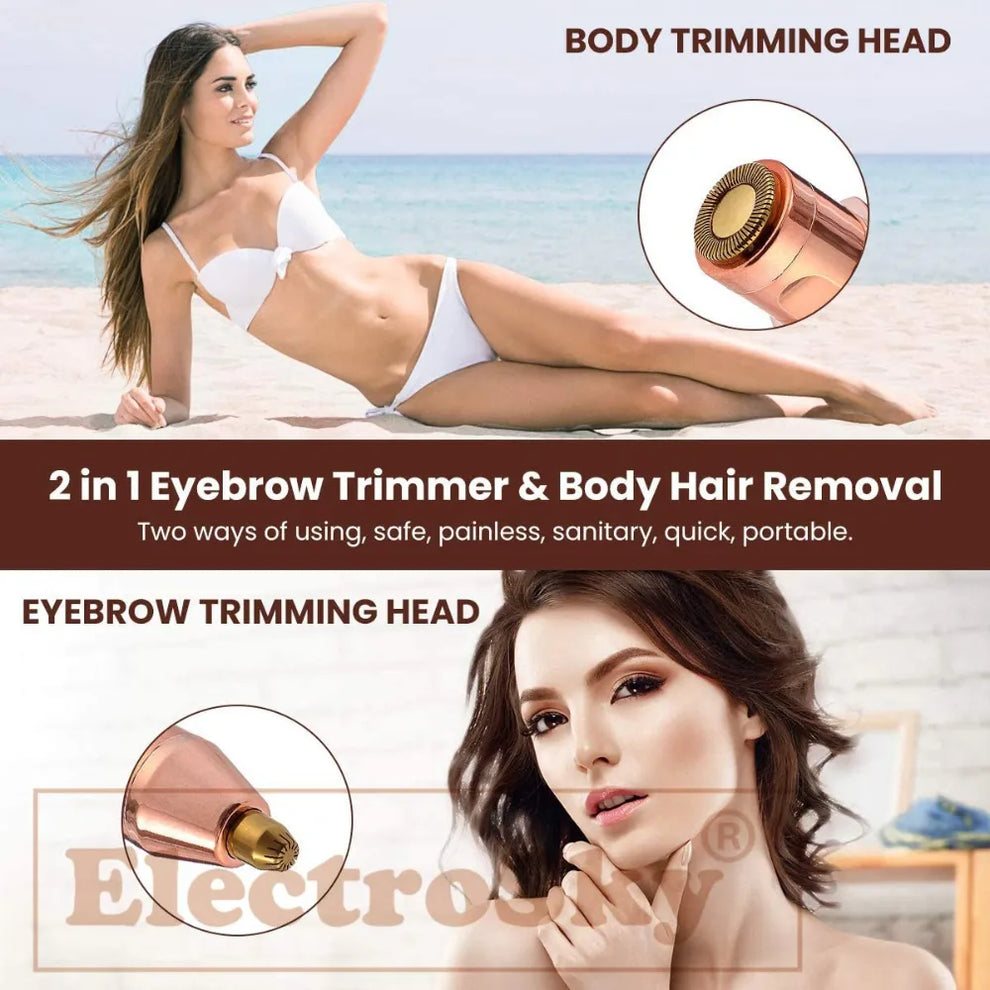 Flawless Eyebrow Precision Trimmer for Effortless, Painless