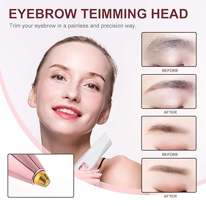 Flawless Eyebrow Precision Trimmer for Effortless, Painless