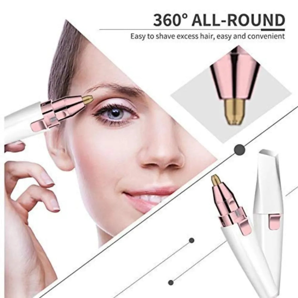 Flawless Eyebrow Precision Trimmer for Effortless, Painless